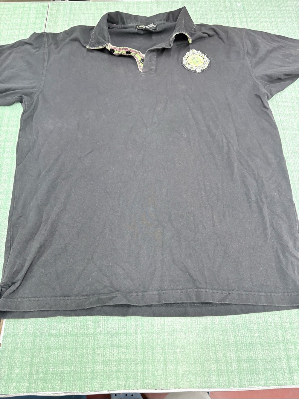 Men’s Vintage Pelle Pelle short sleeve polo world traveler 100% cotton